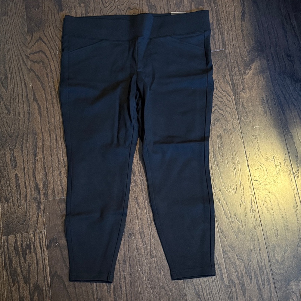 Torrid Black Pull On Pocket Pixie Plus Size Pants NWT
